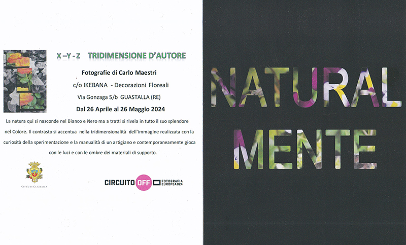 Naturalmente . invito - Fotografia Europea 2024 . Guastalla